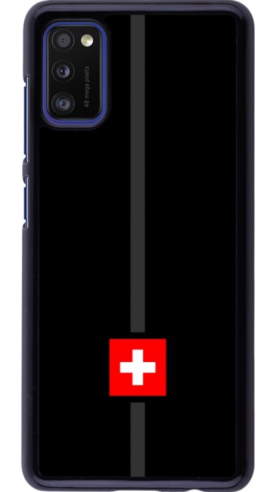 Samsung Galaxy A41 Case Hülle - Kanton CH schwarz
