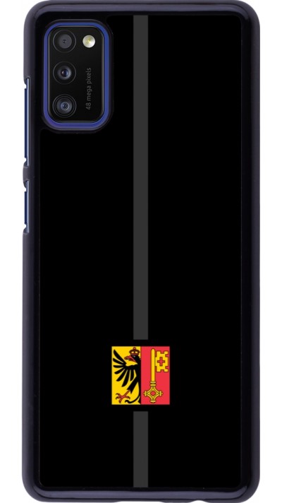 Samsung Galaxy A41 Case Hülle - Kanton GE schwarz