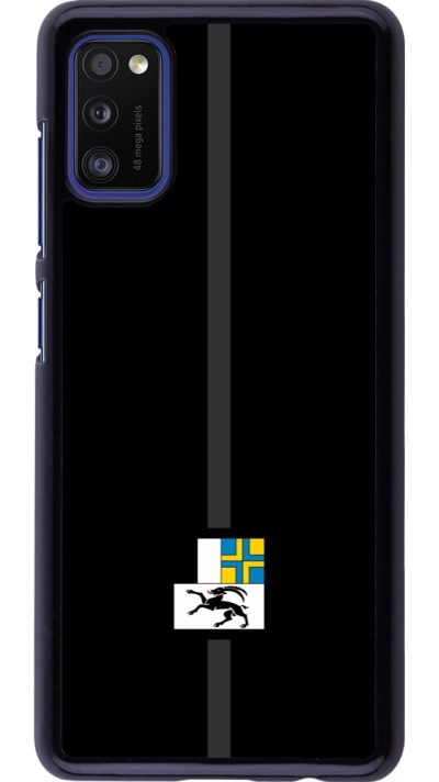 Samsung Galaxy A41 Case Hülle - Kanton GR schwarz