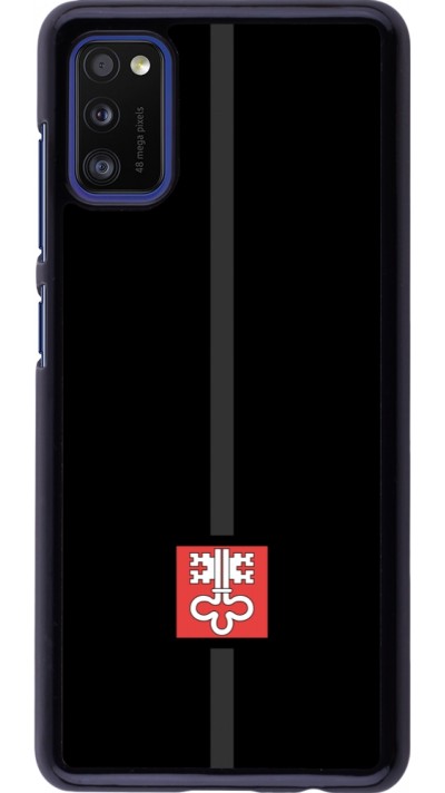 Samsung Galaxy A41 Case Hülle - Kanton NW schwarz