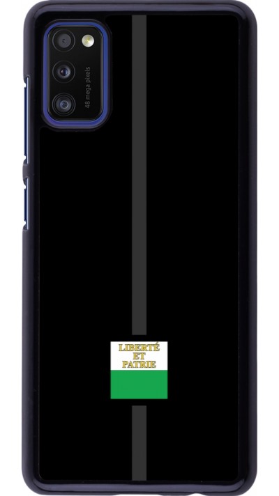 Samsung Galaxy A41 Case Hülle - Kanton VD schwarz