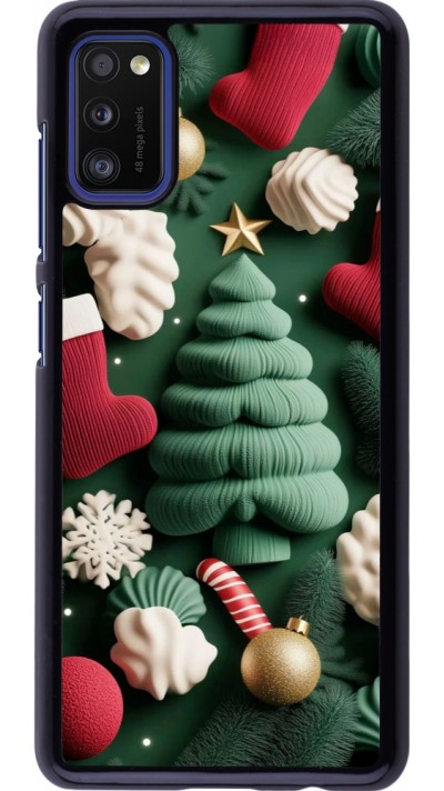 Samsung Galaxy A41 Case Hülle - Christmas 25 Christmas textiles