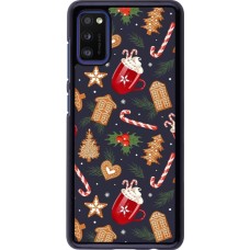Samsung Galaxy A41 Case Hülle - Christmas 25 Pattern Gingerbread House
