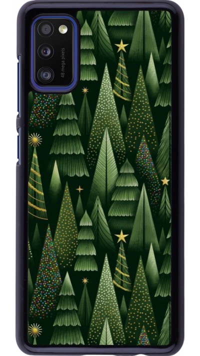 Samsung Galaxy A41 Case Hülle - Christmas 25 Pattern Xmas Tree