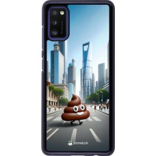 Samsung Galaxy A41 Case Hülle - Kackhaufen Emoji Spaziergang