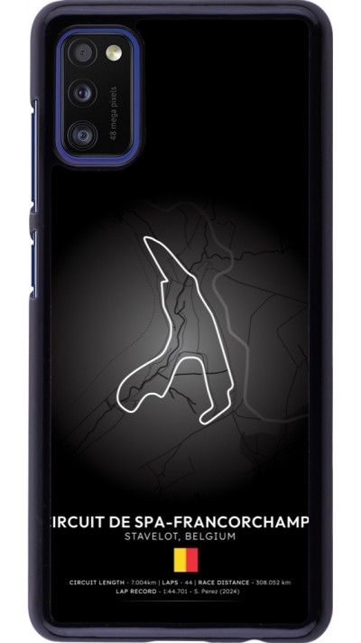 Samsung Galaxy A41 Case Hülle - F1 Track 2025 Belgium