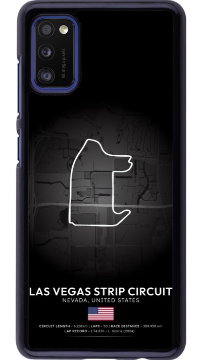 Samsung Galaxy A41 Case Hülle - F1 Track 2025 Las Vegas