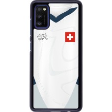 Samsung Galaxy A41 Case Hülle - Schweiz Away personalisierbares Fussballtrikot
