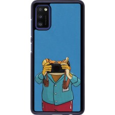 Samsung Galaxy A41 Case Hülle - Frog with camera DTMF