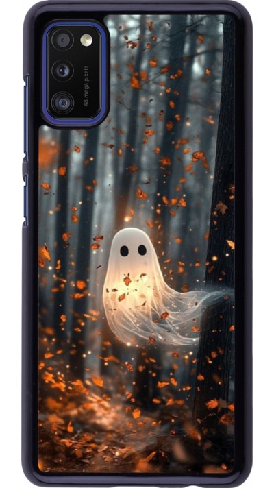 Samsung Galaxy A41 Case Hülle - Halloween 2025 Ghost in the forest