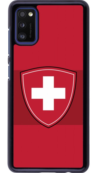 Samsung Galaxy A41 Case Hülle - Hockey World Championship Ecusson Suisse