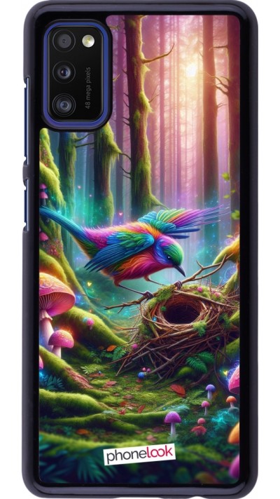 Samsung Galaxy A41 Case Hülle - Vogel Nest Wald