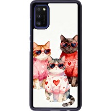 Samsung Galaxy A41 Case Hülle - Saint Valentines Day 26 Cat Love