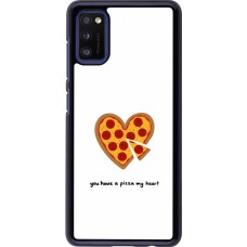 Samsung Galaxy A41 Case Hülle - Saint Valentines Day 26 You have my pizza heart
