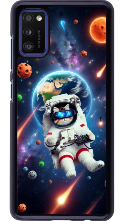 Samsung Galaxy A41 Case Hülle - VR SpaceCat Odyssee