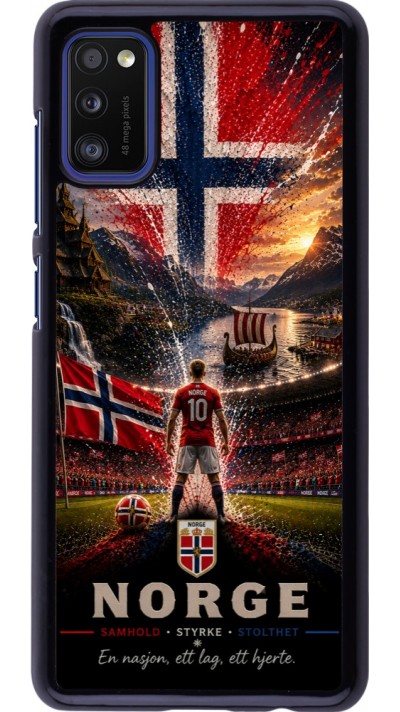 Coque Samsung Galaxy A41 - Football Norvège splash 2026