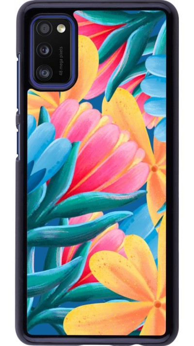 Samsung Galaxy A41 Case Hülle - Spring 23 colorful flowers