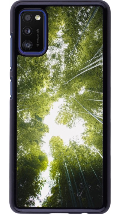 Samsung Galaxy A41 Case Hülle - Spring 23 forest blue sky