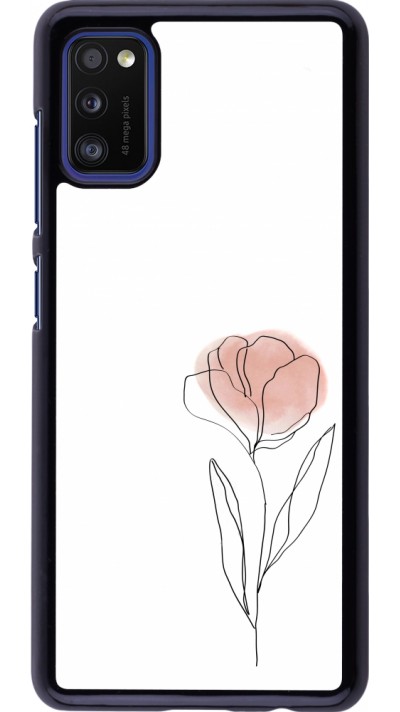 Samsung Galaxy A41 Case Hülle - Spring 23 minimalist flower