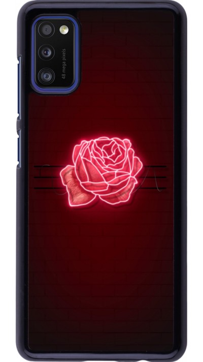 Samsung Galaxy A41 Case Hülle - Spring 23 neon rose