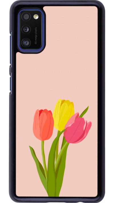 Samsung Galaxy A41 Case Hülle - Spring 23 tulip trio