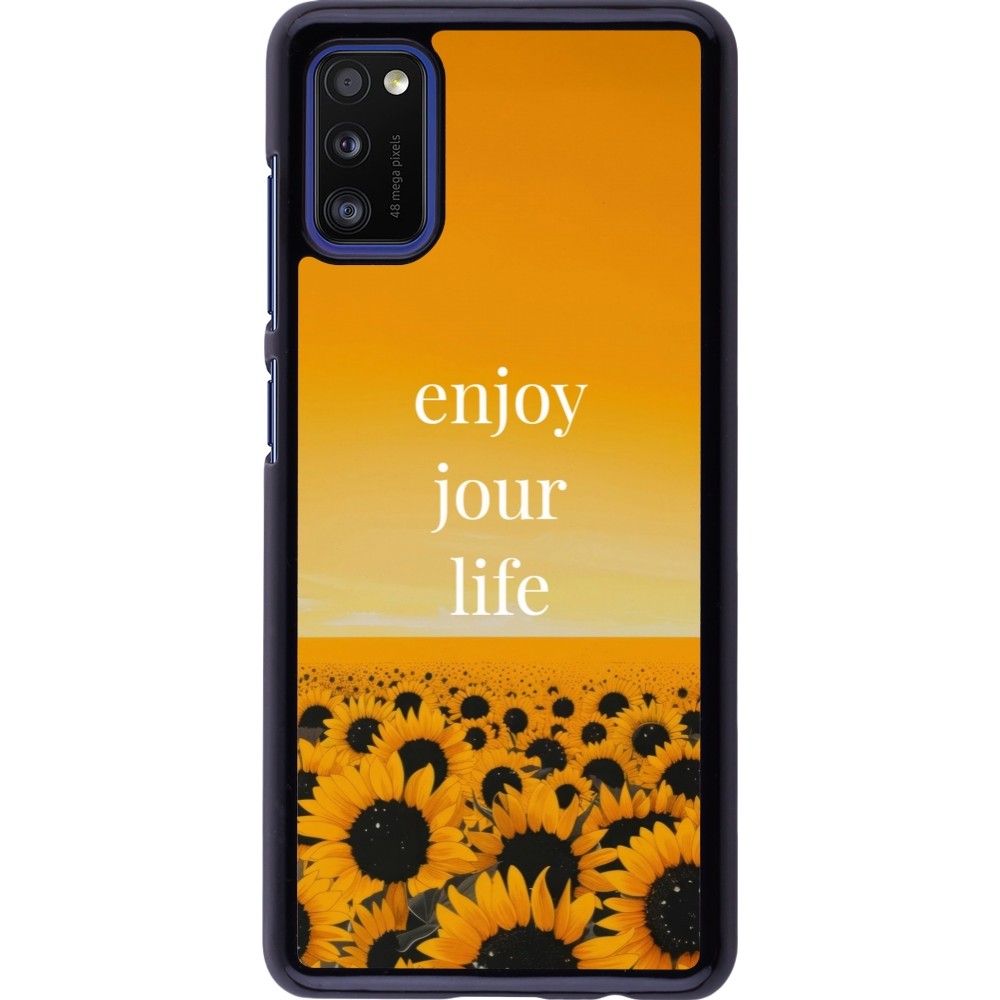 Samsung Galaxy A41 Case Hülle - Summer 2025 Enjoy your life