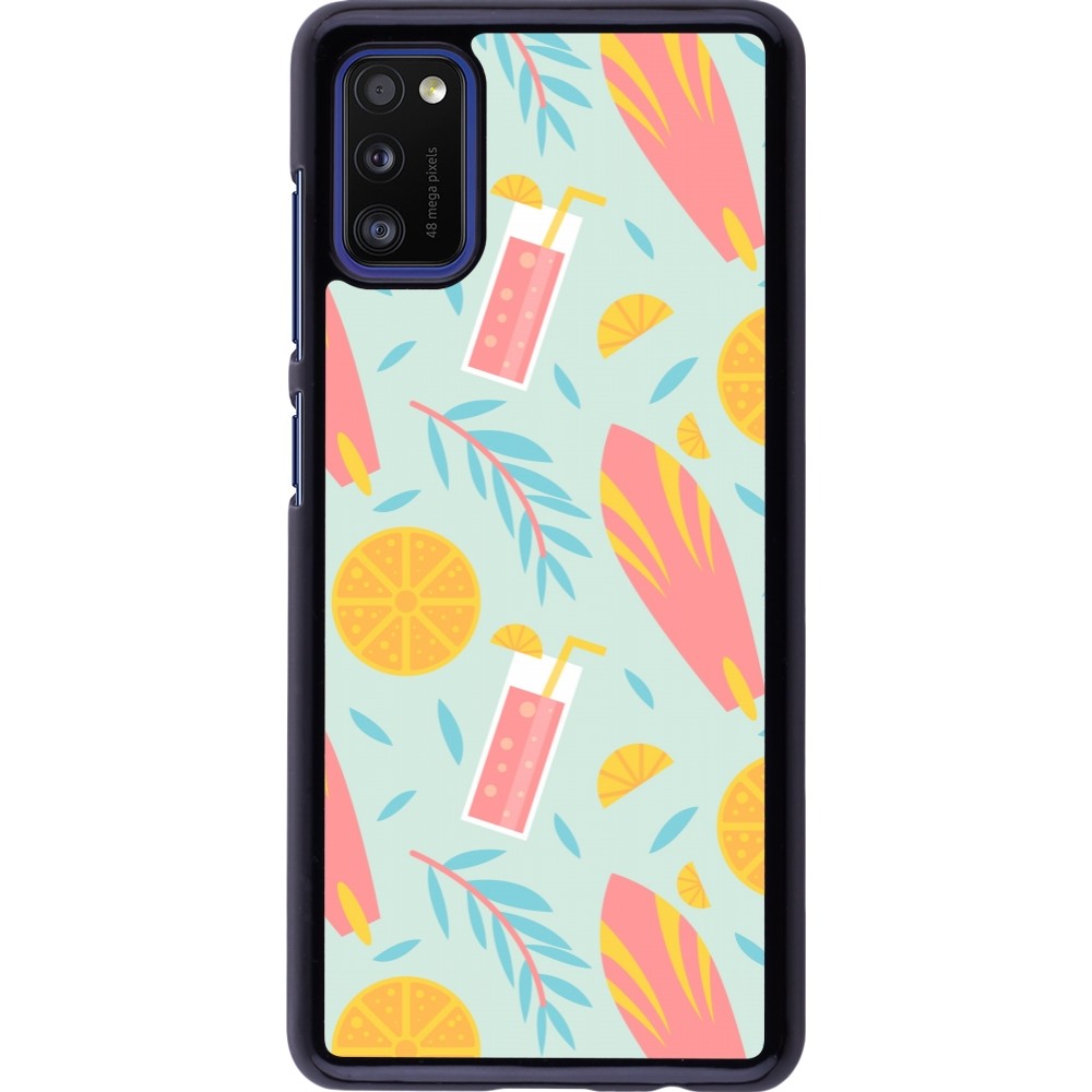 Samsung Galaxy A41 Case Hülle - Summer 2025 Pattern citron