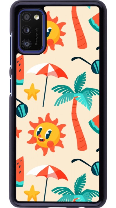 Samsung Galaxy A41 Case Hülle - Summer 2025 Pattern soleil