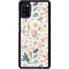 Samsung Galaxy A41 Case Hülle - Sommer Pink Muster