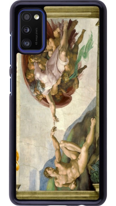 Samsung Galaxy A41 Case Hülle - Kunstbild - Die Erschaffung Adams - Michelangelo