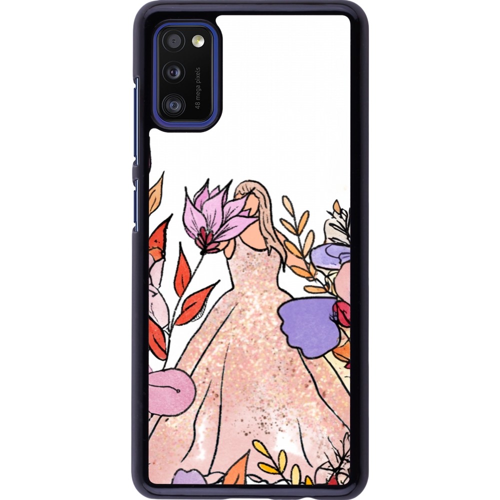 Samsung Galaxy A41 Case Hülle - Taylor Swift Sketch - White