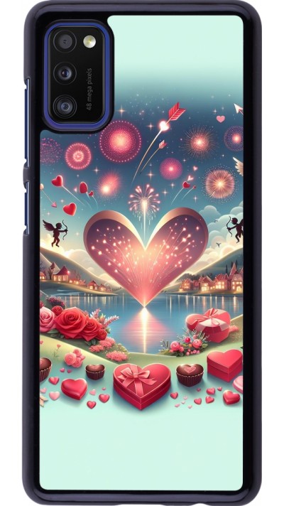 Samsung Galaxy A41 Case Hülle - Valentin 2025 Schick