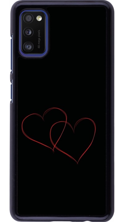Samsung Galaxy A41 Case Hülle - Valentine 2023 attached heart