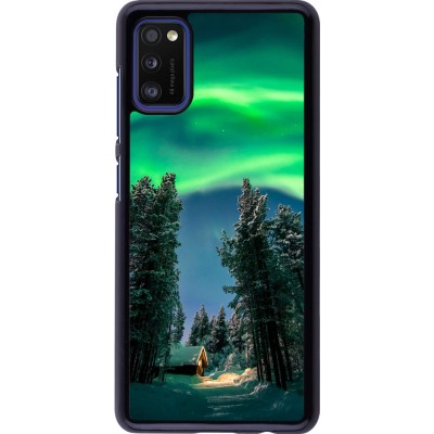 Samsung Galaxy A41 Case Hülle - Winter 22 Northern Lights