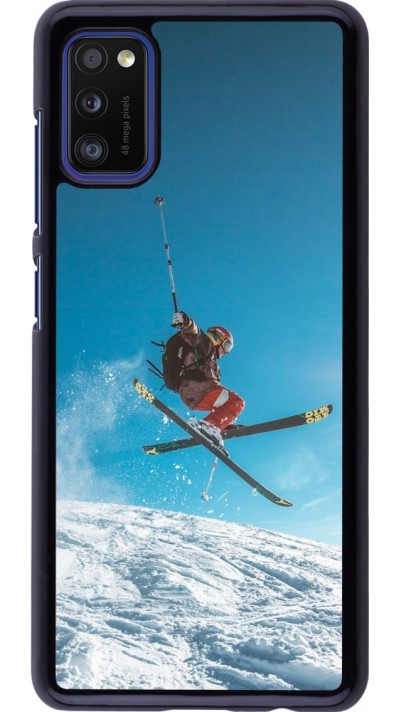 Samsung Galaxy A41 Case Hülle - Winter 22 Ski Jump