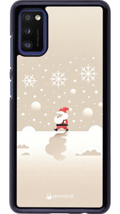 Samsung Galaxy A41 Case Hülle - Weihnachten 2023 Minimalistischer Weihnachtsmann