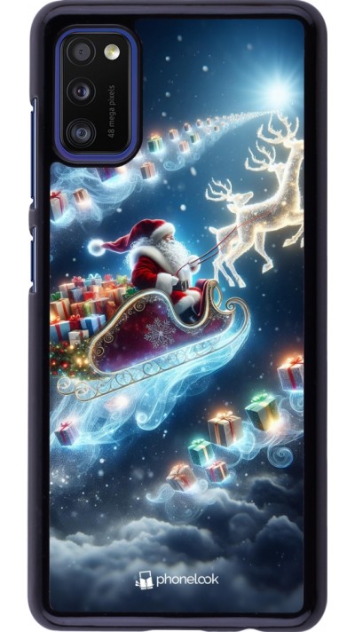 Samsung Galaxy A41 Case Hülle - Weihnachten 2023 Verzauberter Weihnachtsmann