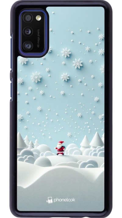 Samsung Galaxy A41 Case Hülle - Weihnachten 2023 Kleiner Vater Schneeflocke