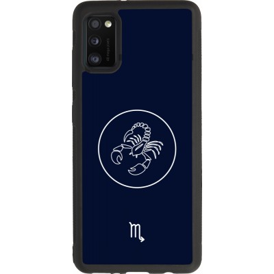 Samsung Galaxy A41 Case Hülle - Silikon schwarz Astrologie Skorpion