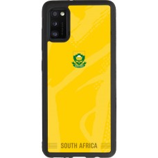 Coque Samsung Galaxy A41 - Silicone rigide noir Maillot de football Afrique du Sud 2026 personnalisable