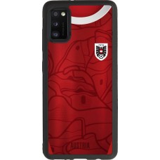 Samsung Galaxy A41 Case Hülle - Silikon schwarz Austria personalisierbares Fussballtrikot