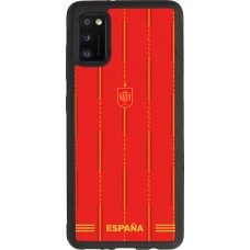 Samsung Galaxy A41 Case Hülle - Silikon schwarz Spanien 2026 personalisierbares Fussballtrikot