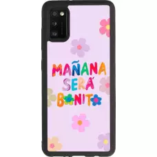 Samsung Galaxy A41 Case Hülle - Silikon schwarz Karol G Manana sera bonito