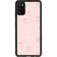 Samsung Galaxy A41 Case Hülle - Silikon schwarz Mom 2023 your are magical