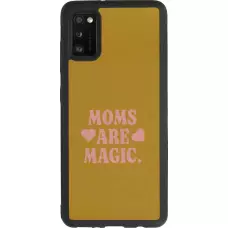 Samsung Galaxy A41 Case Hülle - Silikon schwarz Mom 2026 Are Magic