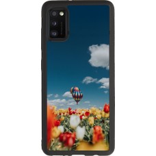 Samsung Galaxy A41 Case Hülle - Silikon schwarz Hot air balloon Spring 2026