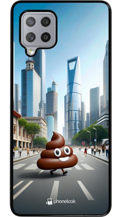 Coque Samsung Galaxy A42 5G - Emoji Caca walk
