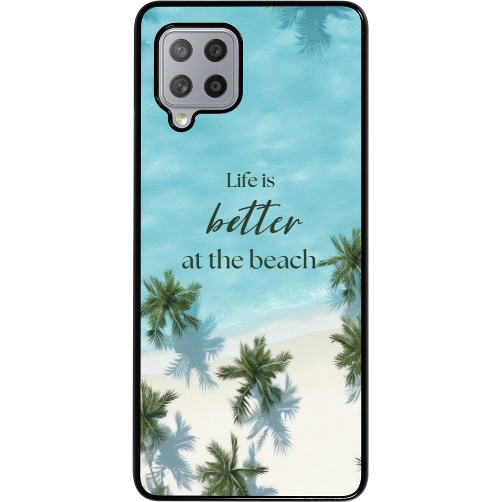 Samsung Galaxy A42 5G Case Hülle - Summer 2025 Life is better at the beach