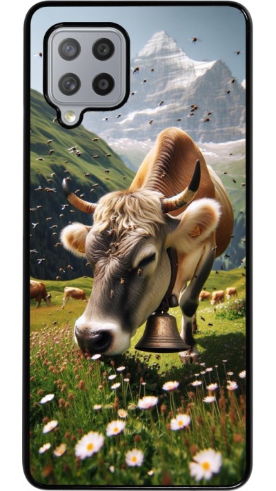 Samsung Galaxy A42 5G Case Hülle - Kuh Berg Wallis