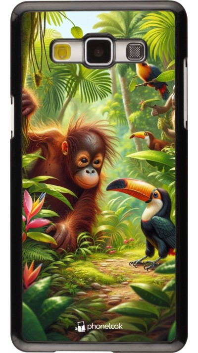 Samsung Galaxy A5 (2015) Case Hülle - Tropischer Dschungel Tayrona